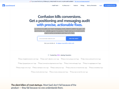 Launchrecord.com - Audit, Positioning, AEO